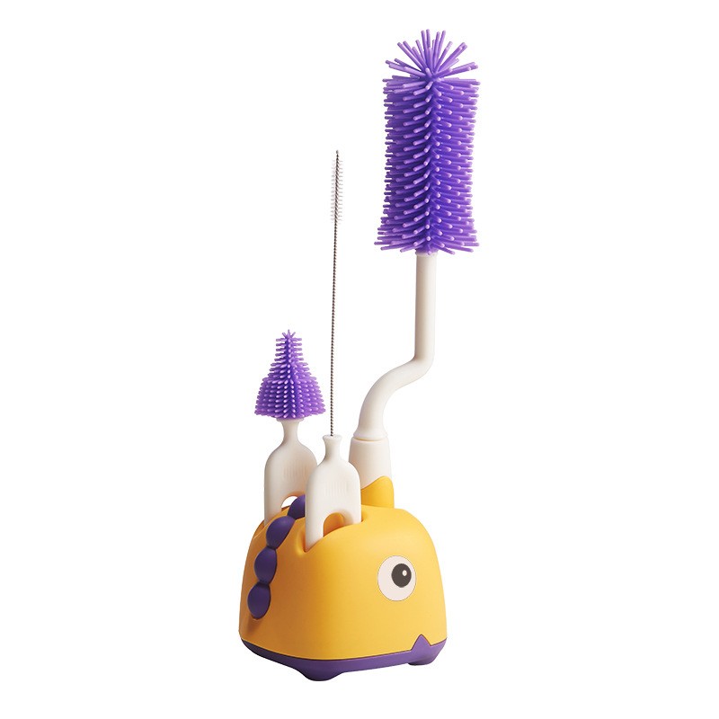 3-Piece Silicone Bottle Brush Set