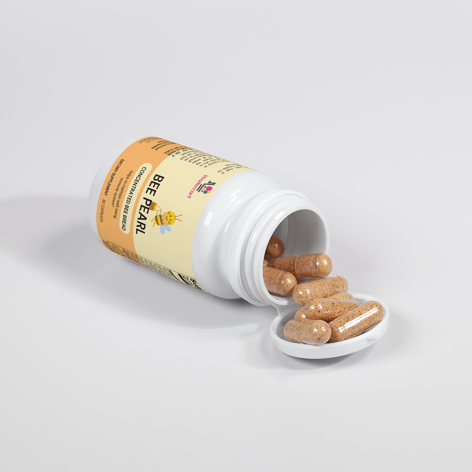 Bee Pearl Concentrated Bee Bread Capsules for Daily Wellness