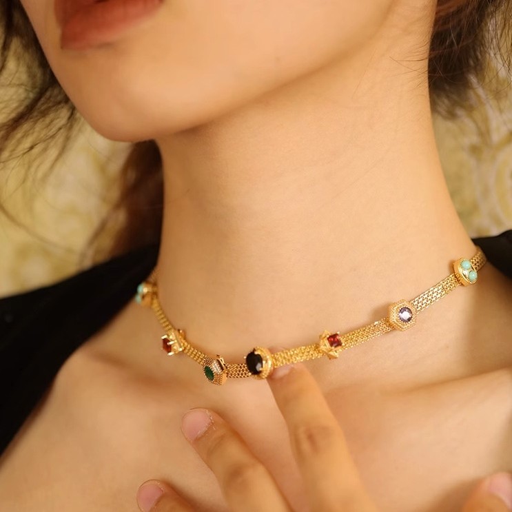 Vintage Retro Copper Necklace