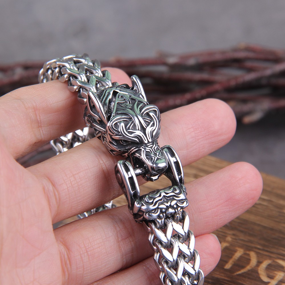 The Midgard Serpent Stainless Steel Bracelet