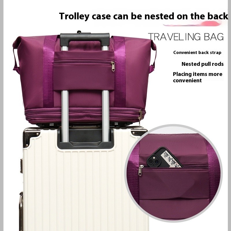 Wheels Foldable High Capacity Bag