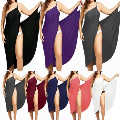 Womens Beach Wrap Dress Cover-up