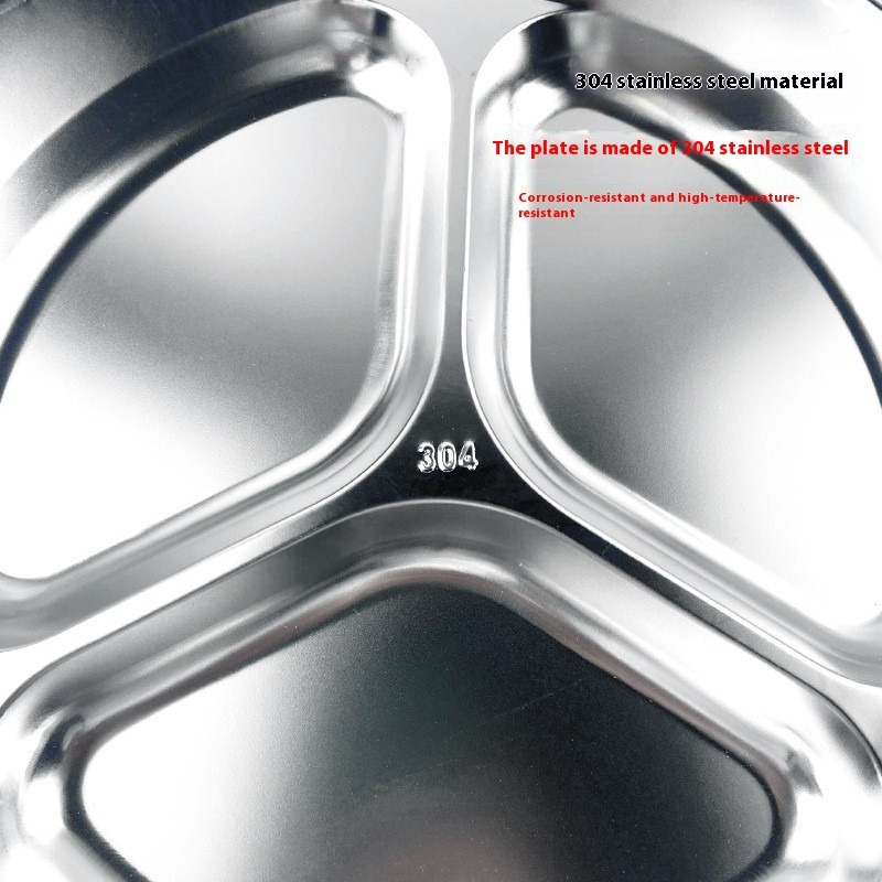 Stainless Steel Round Snack Plate