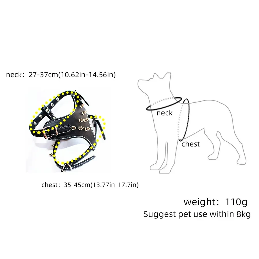 Spiked Dog Harness