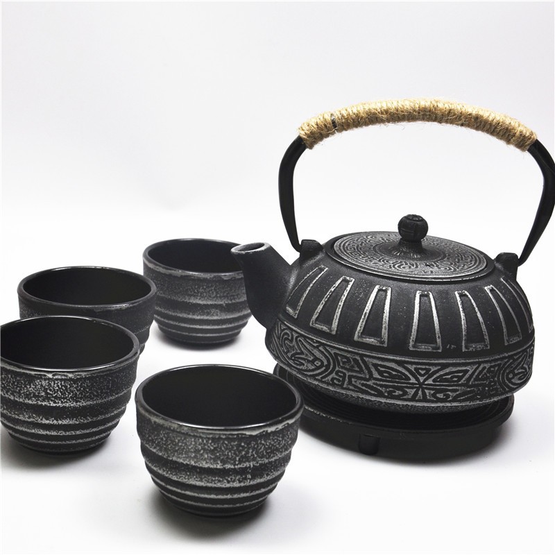 Tea set cast iron kettle