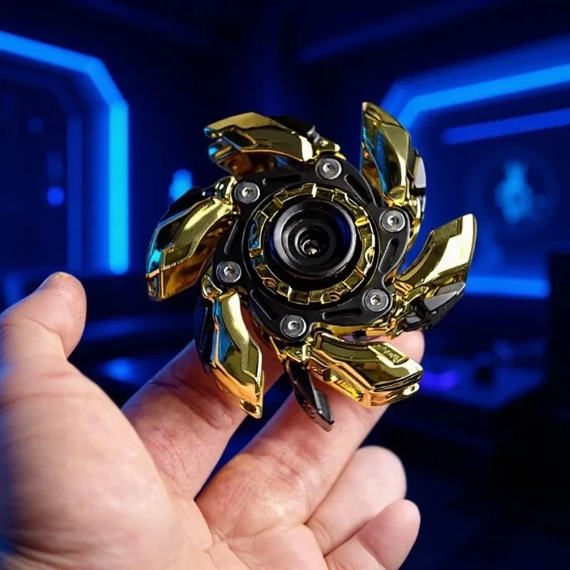 Stainless Steel Mecha Fidget Spinner