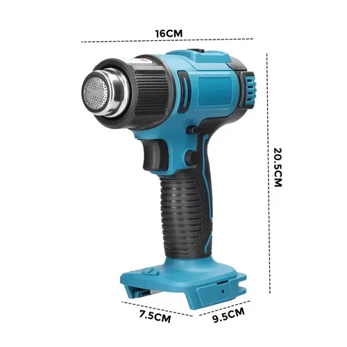 Lithium Ion Hot Air Gun Dual Battery