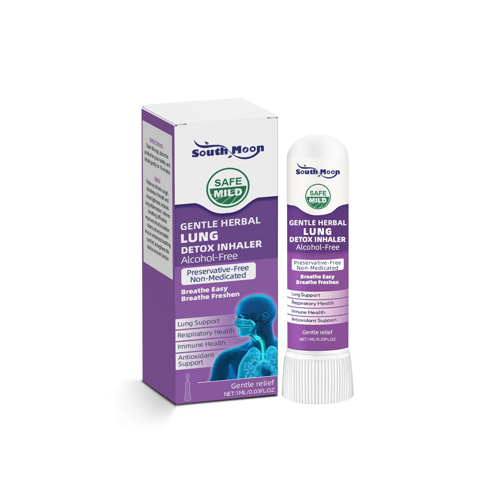 South Moon Gentle Herbal Lung Detox Inhaler