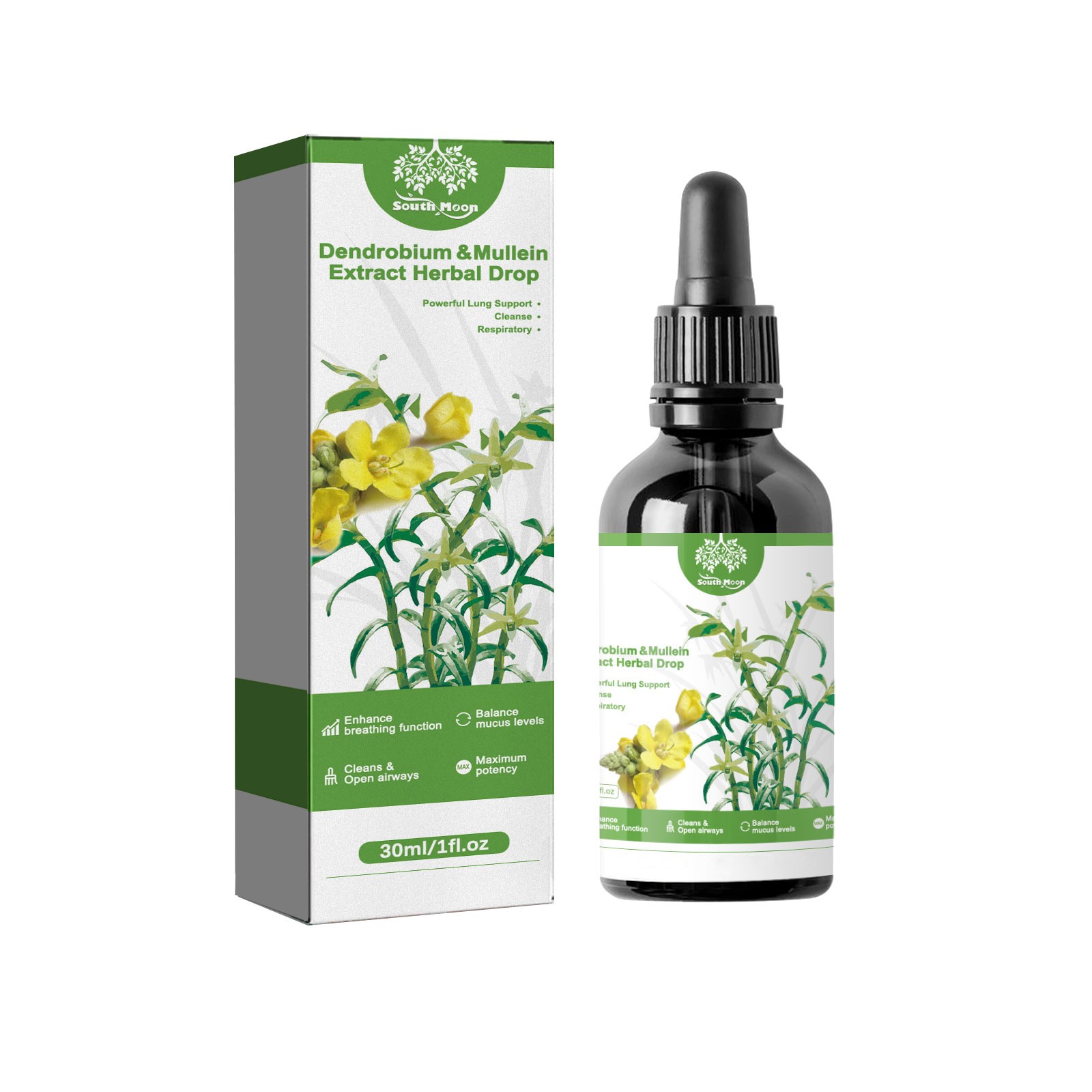 South Moon Dendrobium & Mullein Extract Herbal Drop