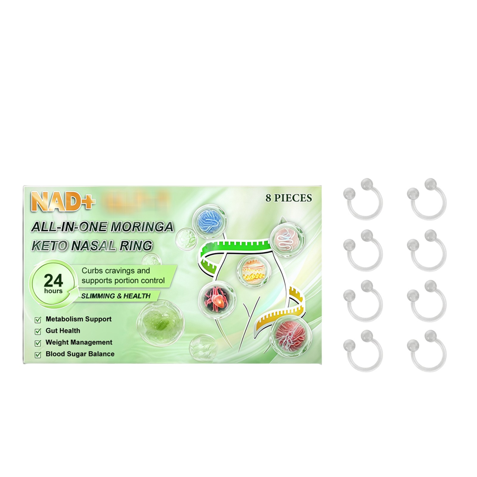 NAD+ All-In-One Moringa Keto Nasal Ring