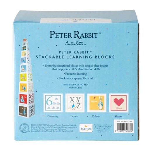 Peter Rabbit Stackable Learning Blocks