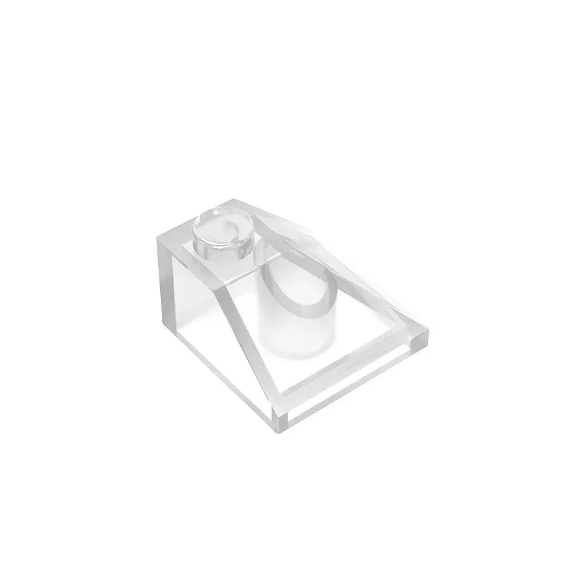 Color: Light Grey - Gobricks GDS-621 CORNER BRICK 2X2/45 OUTSIDE compatible with lego 3045 children's DIY Educational Building Blocks