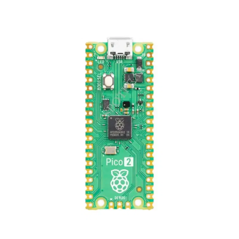 Color: GRAY - Raspberry Pi Pico 2 RP2350 Pico2 Optional Pico2W 2 W ARM Cortex-M33 And RISC-V Hazard3 520KByte 4MByte QSPI Flash