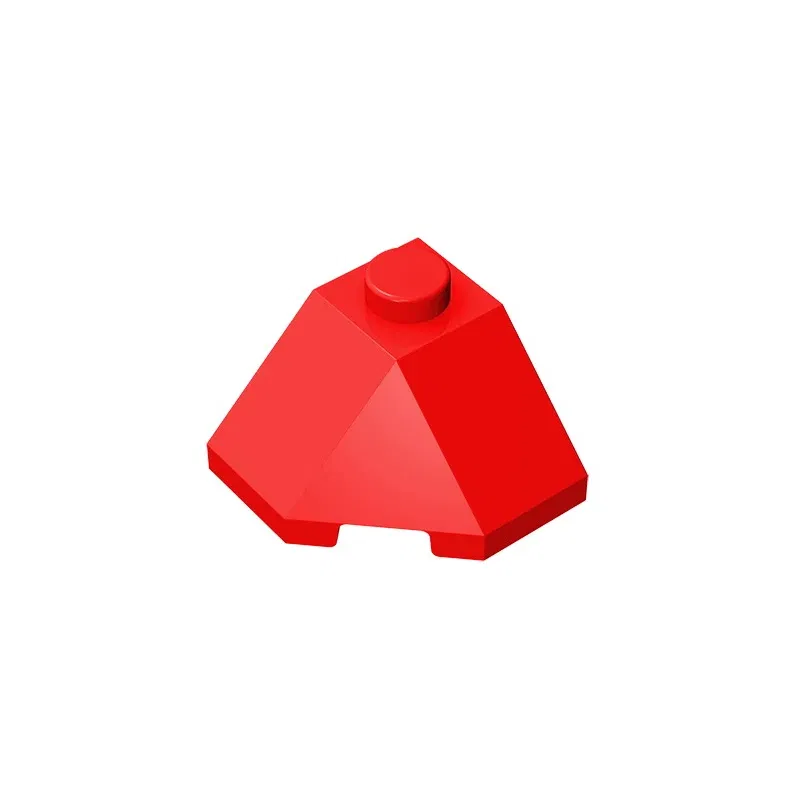 Color: Pink - Gobricks GDS-802 ROOF TILE 2X2X1 45 DEGR.-BOT.45DEGR. compatible with lego 13548 children's DIY Educational Building Blocks Tech