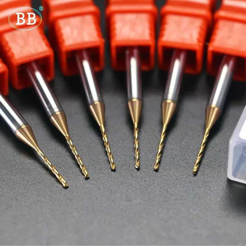 Hole Diameter: 11.7mm - BB 2.03-3.75mm Micro Drill Mini Coated Solid Carbide Bit Metal Iron Steel Hole Drilling 3xD Cutting Length D=4mm CNC Tool 1pcs