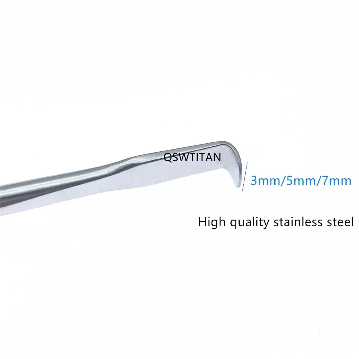 Color: Blue - Nerve Root Hook Retractor with wooden handle brain Bone Retractor Stainless Steel nerve pull hook