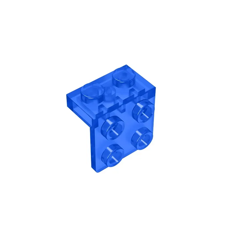 Color: Dark Blue - Gobricks GDS-641 ANGLE PLATE 1X2 / 2X2 compatible with lego 44728 21712 92411 children's toys Assembles Building Blocks