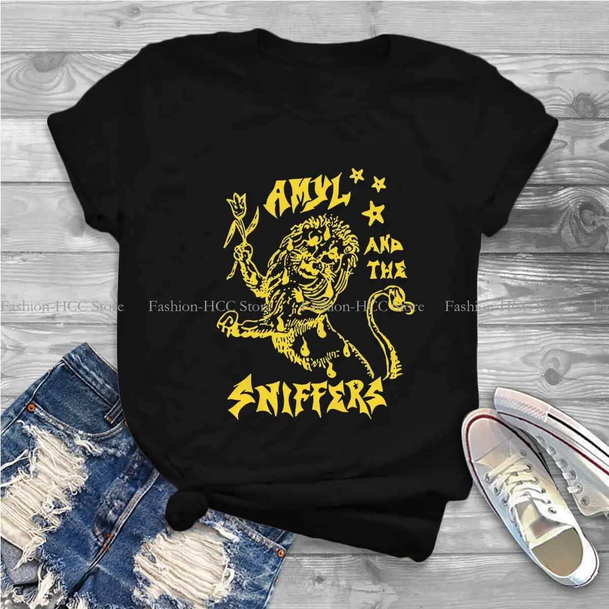 Color: WHITE, Size: M - Classic Unique Polyester TShirt Lion Comfortable Creative Graphic T Shirt Stuff