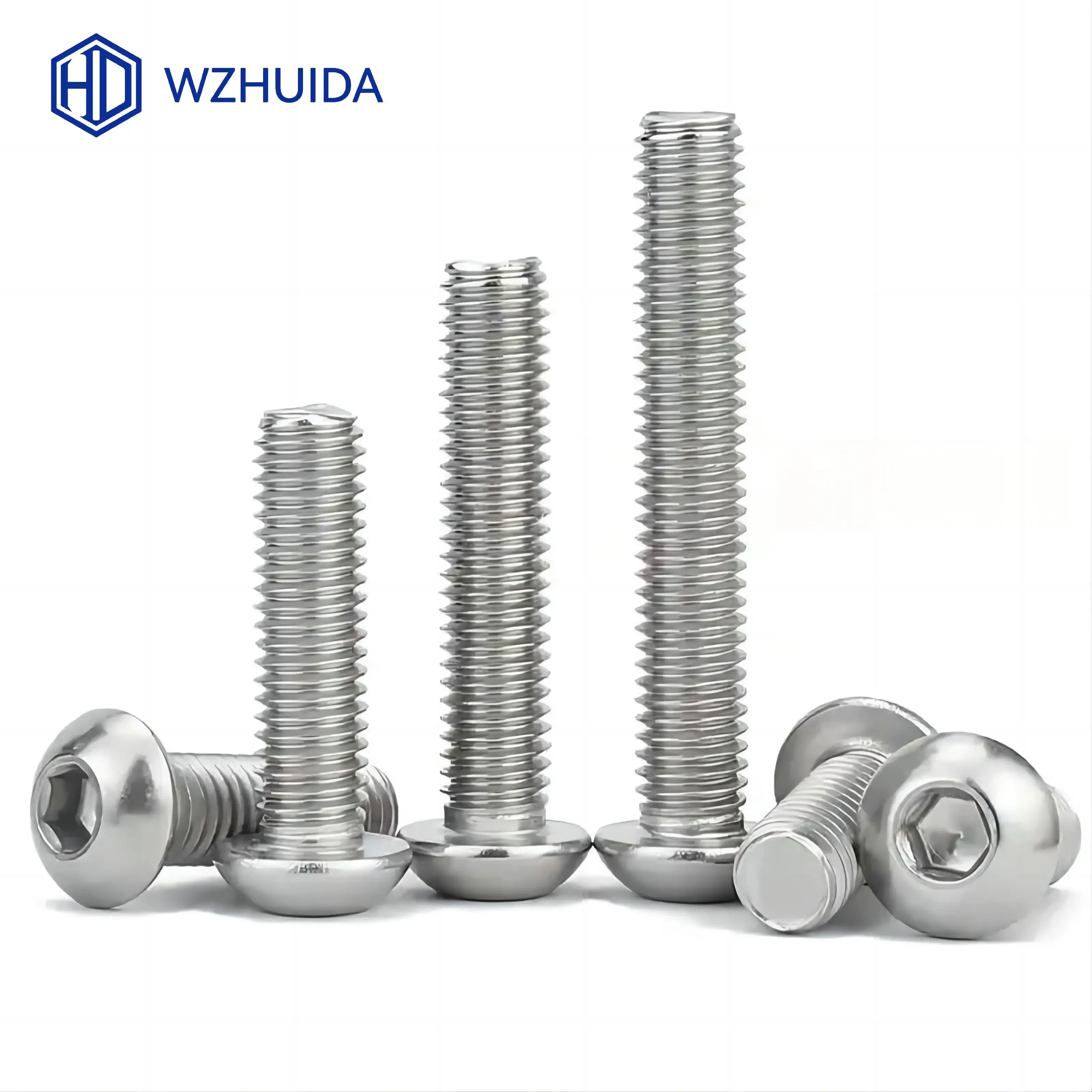 Size: M24, Length: 50mm - 5-50pcs M2 M3 M4 M5 M6 M8 M10 Hex Socket Button Head Cap Screws Stainless Steel ISO7380