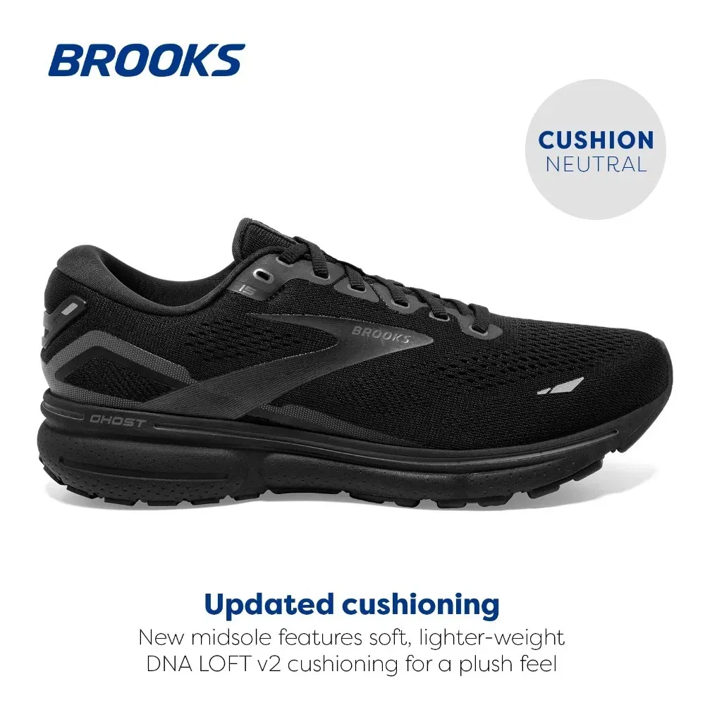 Color: black, Shoe Size: 45 - Brooks Ghost 15 Neutral Running & Walking Shoe Men?™s & Women?™s Casual Sneakers Original