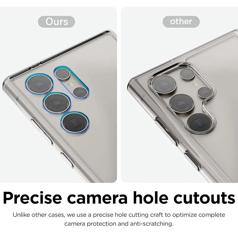 Material: Vinyl - Ultra Thin Clear Silicone Soft TPU Case For Samsung Galaxy S25 Ultra S24 S23 S21 S20 FE S22 Ultra Plus Bumper Capa Cover Fundas