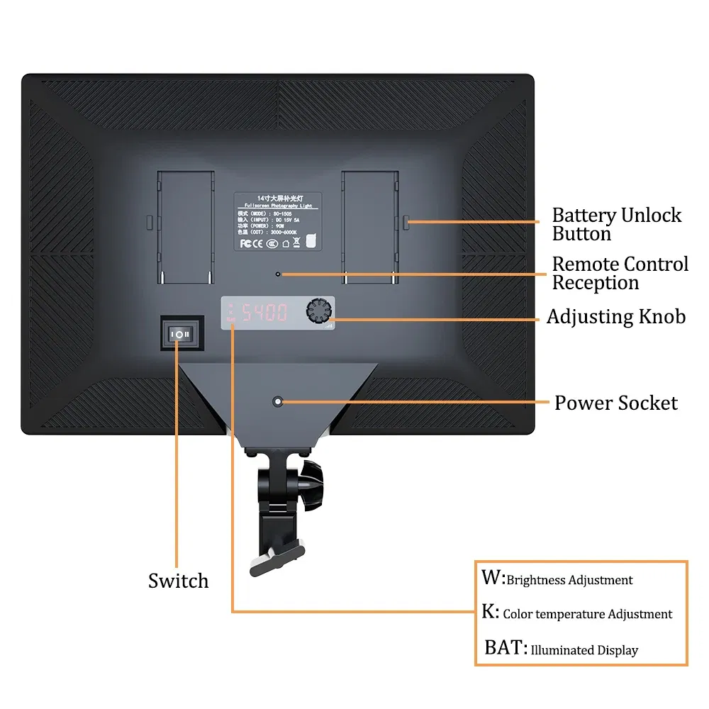 Color: BROWN, Ships From: CHINA - 14'' LED Video Light Photography Selfie Dimmable Panel Lighting Photo Studio Live Stream Fill Lamp Three Color With Tripod Stand