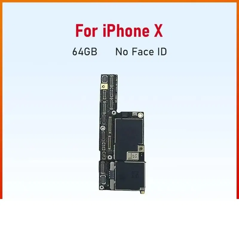 Color: Sky Blue, Ships From: CHINA - Top Tested Motherboard for iPhone X XR XS Max 64g 128g 256g Unlocked Mainboard With Face ID Cleaned Logic Board