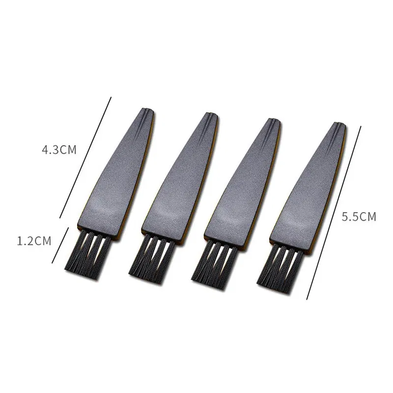 Color: black - 20pcs Mini Brushes Cleaning Dust Remover Anti Static Nylon Bristles PP Handle Portable Tool PC Keyboards Phone Electronic Device