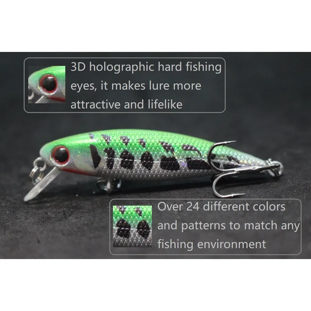 Color: Peachpuff - wLure Fishing Lure 4.5g 5.9cm Tiny Sinking Minnow Carp Fresh Water Use Wild Wobble Bronzing and Plating Painting M639