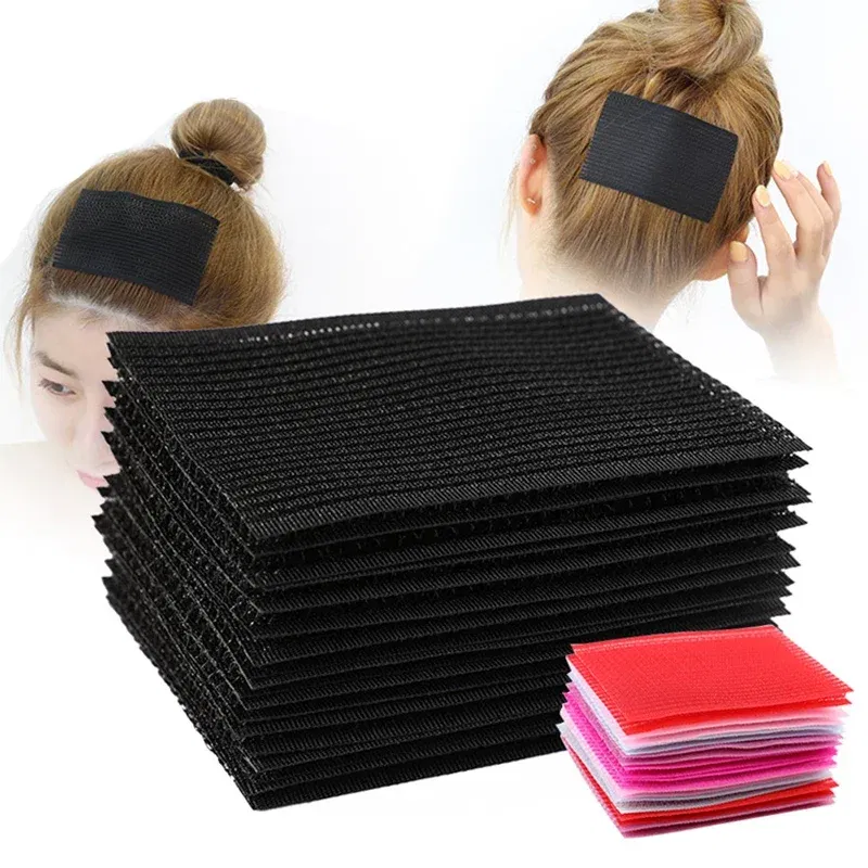 Color: GRAY - 6Pcs Barber Acessories Bangs Magic Paste Posts Hair Sticker Clip Gripper Barber Grippers Hair Holder for Hair Styling Cutting