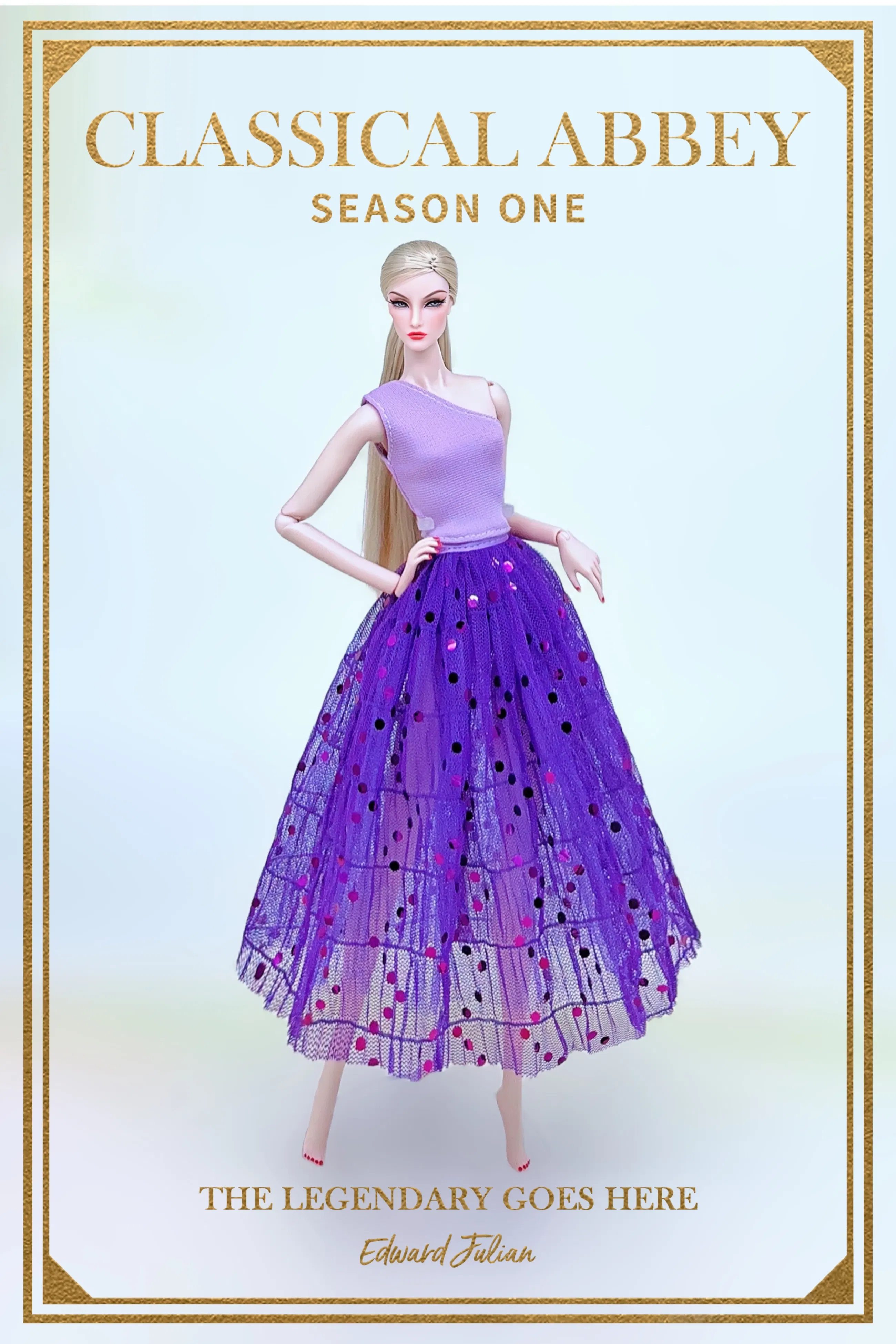 Color: Gold - for barbie doll clothes batch