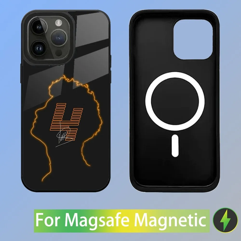 Color: SKY BLUE, Material: tpu - F1 Formula 1 L-Lando Norris Phone Case For iPhone 16,15,14,13,12,11,Plus,Pro,Max Mini Magsafe Magnetic Wireless Charging