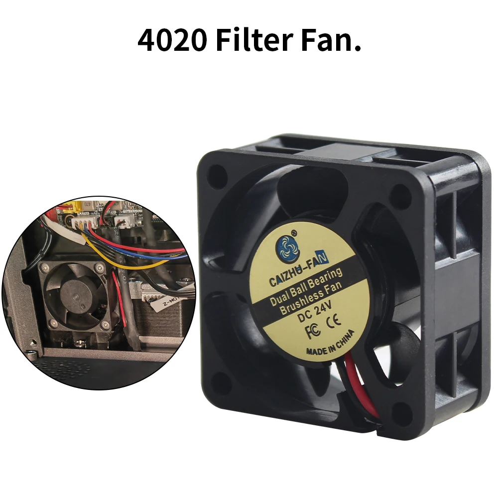 Color: Blue - 3010/4010/4020/5015/12032 Fan for Flashforge Adventurer 5M Pro Extruder Hotend Fan Rapid Heat Dissipation Cooling Fan For 5M Pro
