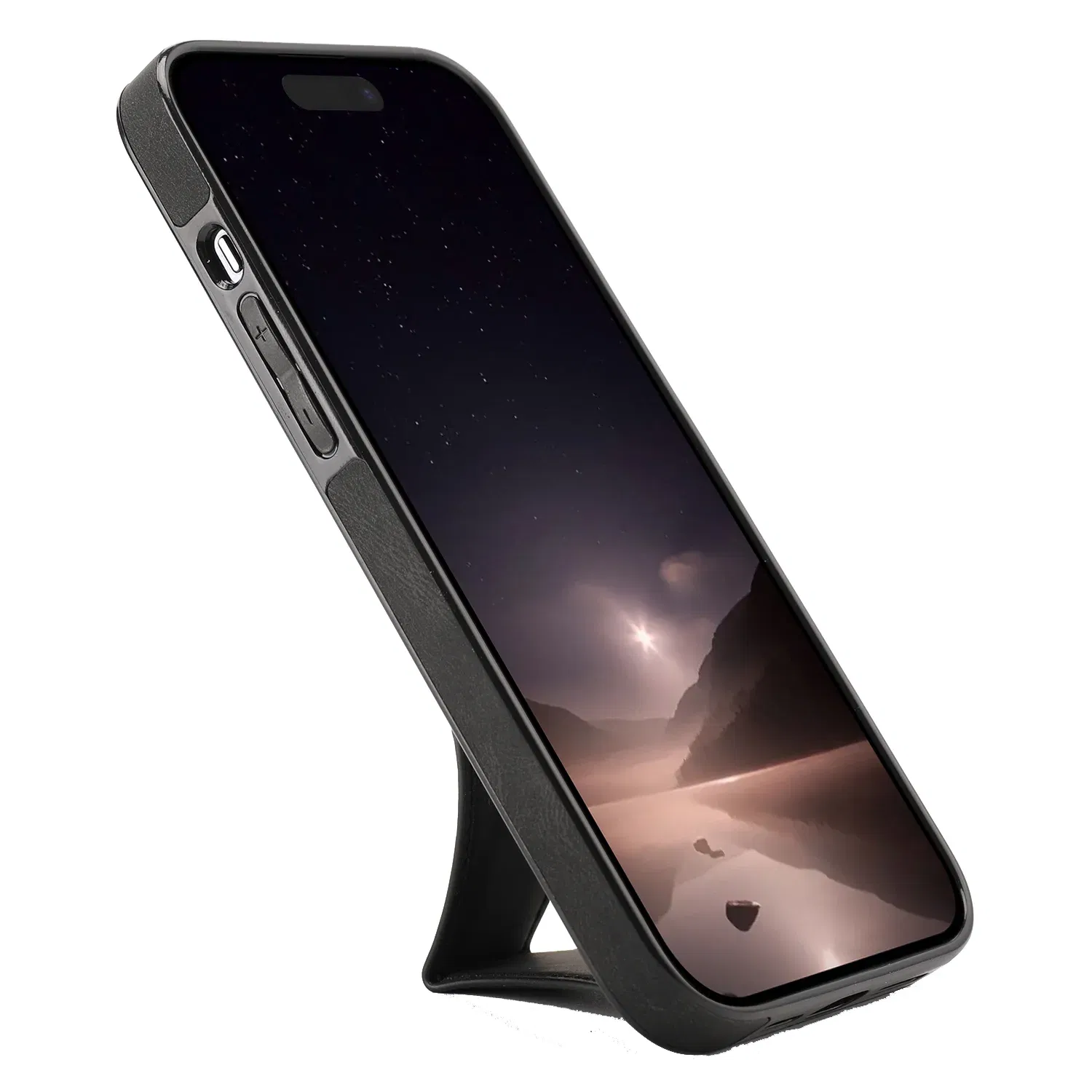Color: Blue, Material: aluminum - For iPhone 16 Pro Max Plus Case 2024 With Magnetic Leather Kickstand Card Slot Wallet Back Cover Protection Shockproof Coque