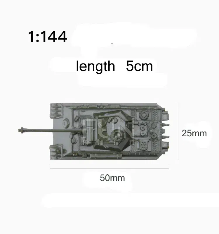 Color: Pink - 1/144 4D Classic Tank Model WWII Tiger Leopard US GER CHN USSR RUS Finished Model Sand Table Plastic Tanks Toy