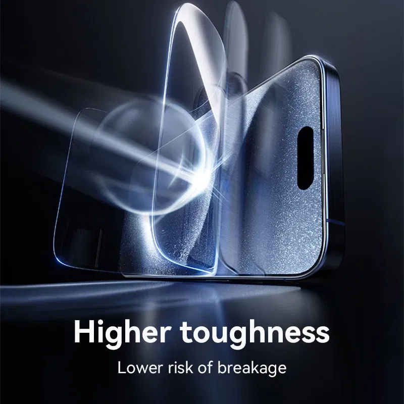 Bundle: 4 pieces, Material: Anti Peeping - Joyroom 1/2/3pcs Tempered Glass For iPhone 16 15 14 13 12 11 Pro Max Screen Protector For iPhone 16 Full Screen Protective Glass
