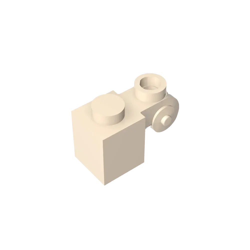 Color: SKY BLUE - Gobricks GDS-M150 Brick Special 1 x 1 with Scroll with Open Stud compatible with lego 20310 Assembles Building Blocks