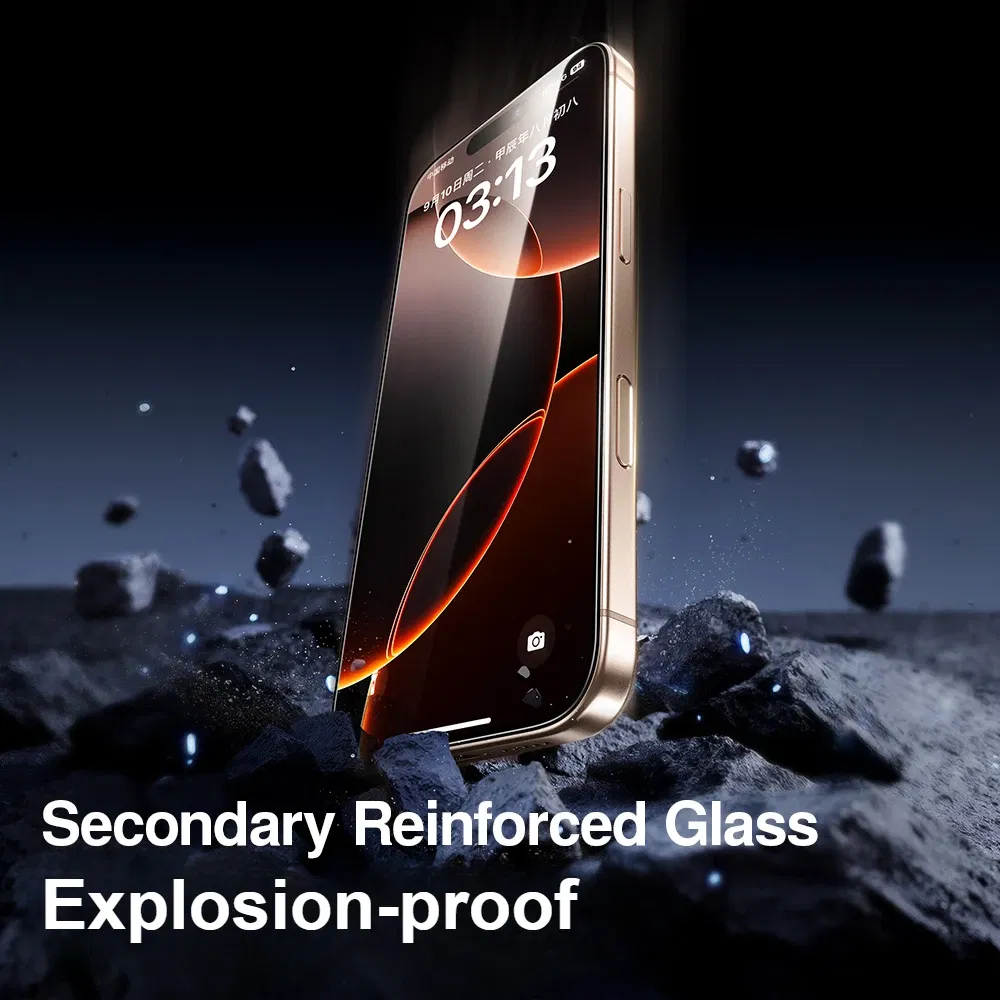 Material: pet, Compatibility by Model: iPhone 16e - SmartDevil 1/2PCS Dust-Free Cabin Tempered Glass Film for iPhone 16 Pro Max 15 14 13 Clear Screen Protector Borderless