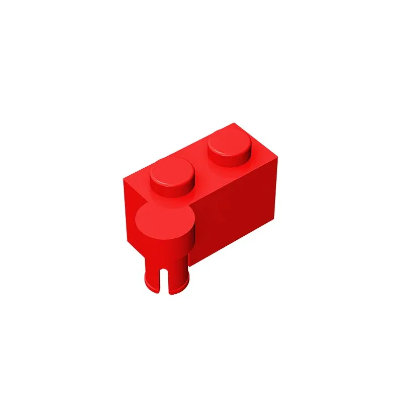 Color: Chocolate - Gobricks GDS-810 HINGE 1X2 UPPER PART compatible with lego 3830 children's DIY Educational Building Blocks Technical