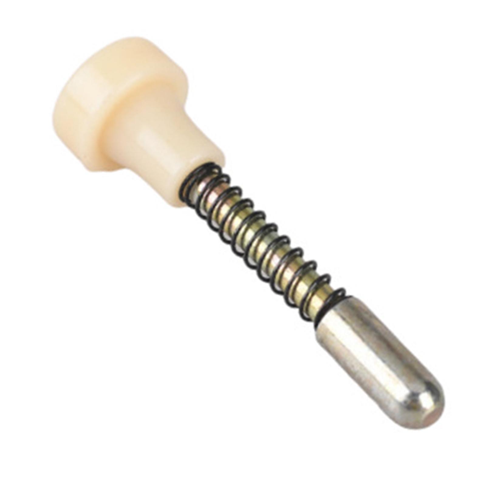 Color: Greyish Brown - Spring Loaded Latch Pin Durable Multifunctional Replacement Hardware Steel Plunger for Small Bed Window Screen Cabinet Supplies