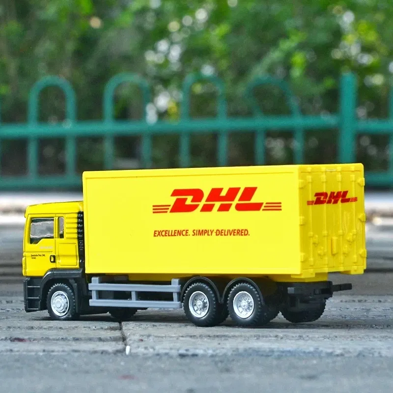 Color: WHITE - Railed/Motor/Car/Bicycles Large Container Transport Truck Simulation Exquisite Diecast & Toy Vehicles RMZ city 1:64 Alloy Model