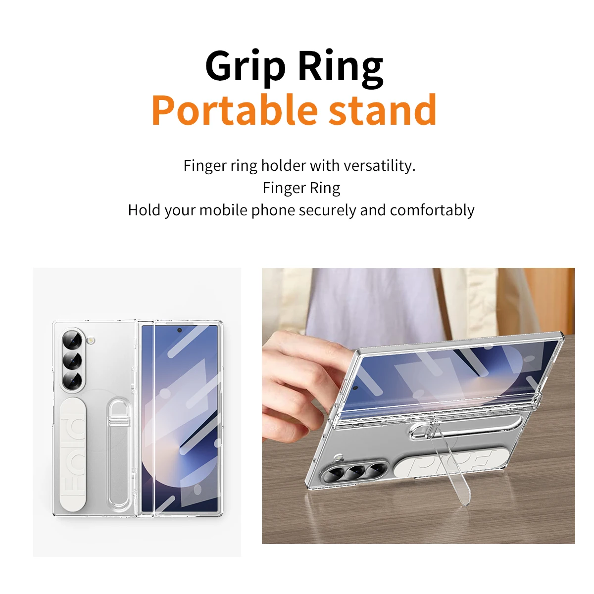 Color: Fluorescein, Material: Cotton Fabric - Touch Pen Case For Samsung Galaxy Z Fold 6 5 4 3 Skin Friendly Folding Hinge with Elastic Wrist Band Screen Tempered Film Cover