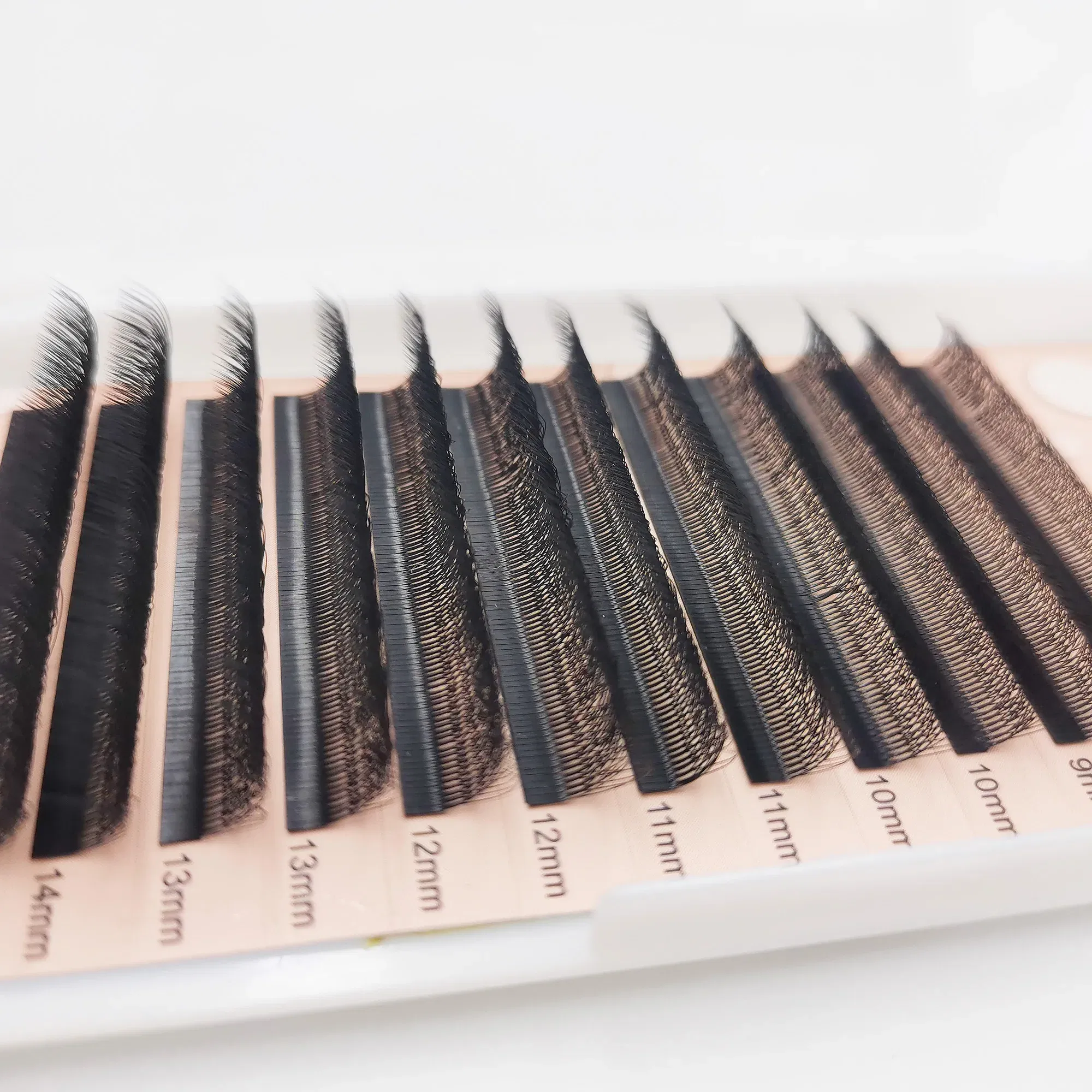 Curl: C, Thickness: 0.07mm, Length: 9mm - Supmacio Eye Lash Extensions 5D Mix Bouquets Volume 0.07 C D Extensao De Cilios 5D Eyelashes Wire