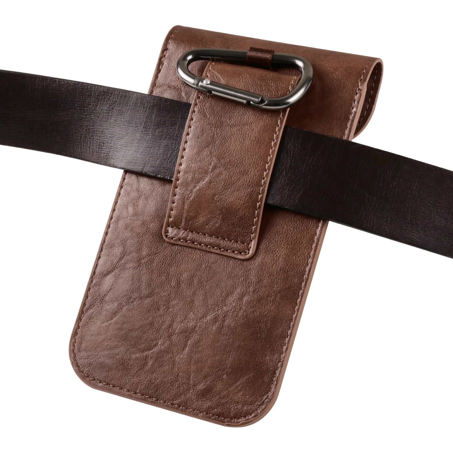 Color: black, Material: ABS - Leather Phone Belt Clip Case Holder For iPhone 16 15 Plus 14 13 12 11 Pro XS Max Redmi Note 10 Men Waist Bag Holster Pouch Cover