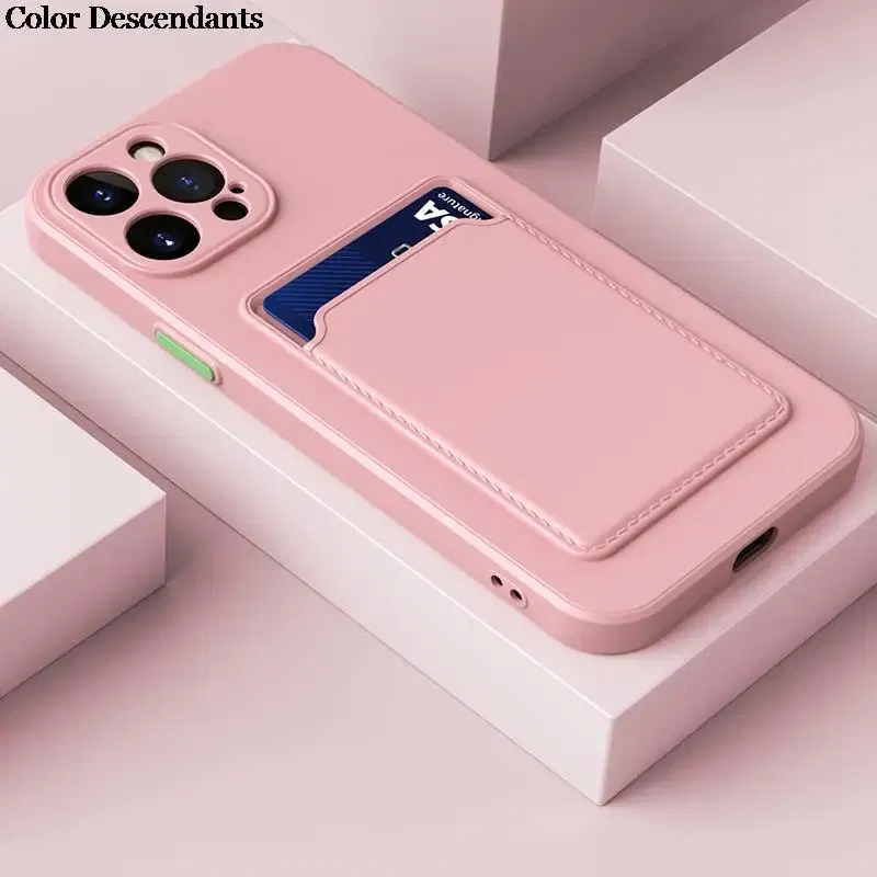 Color: GRAY, Material: CANVAS - Card Holder Wallet Case For Samsung Galaxy A32 A53 A33 A13 A52 5G Case on A72 A22 A12 A51 A71 Shockproof Liquid Silicone Cover