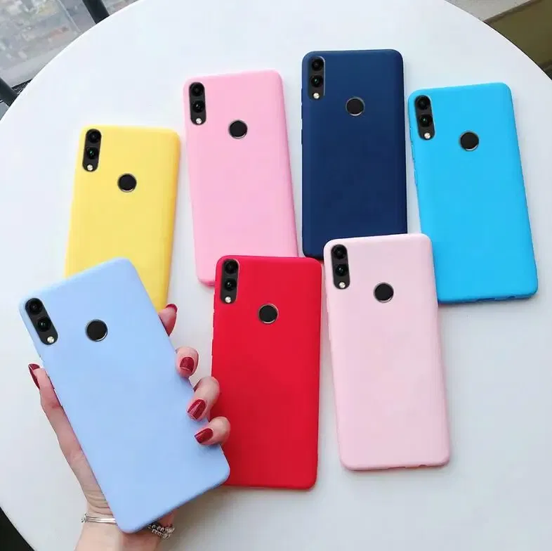 Color: Blue, Material: PP - Matte Soft Fundas for Huawei Honor 8X 8A 8C 8S 9 9A 9X 9C 9S 10 10X 20 lite 20S Mate 10 20 lite Mate 20 Pro Silicone Phone Cases