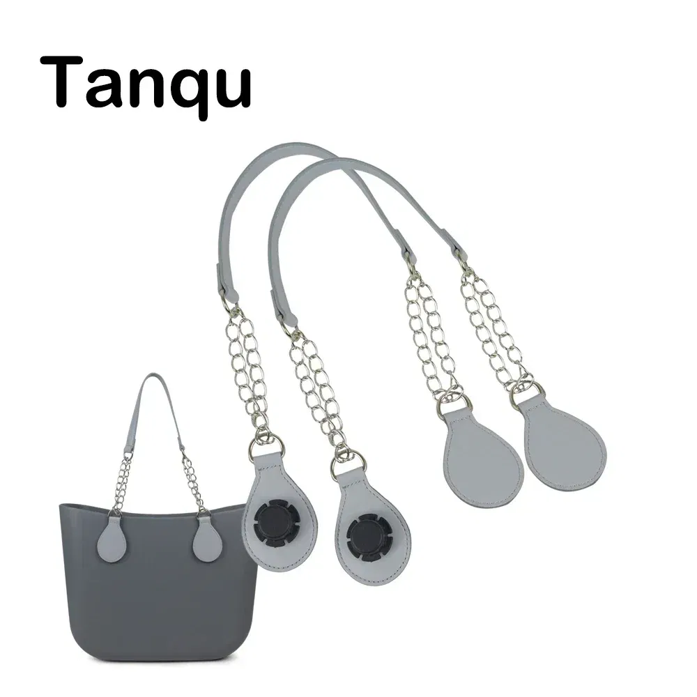 Color: Yellow, Ships From: CHINA - TANQU 1 Pair Long leather PU chain Handle with Tear Drop End Double Metal Chain for O Bag for EVA Obag Women Bag