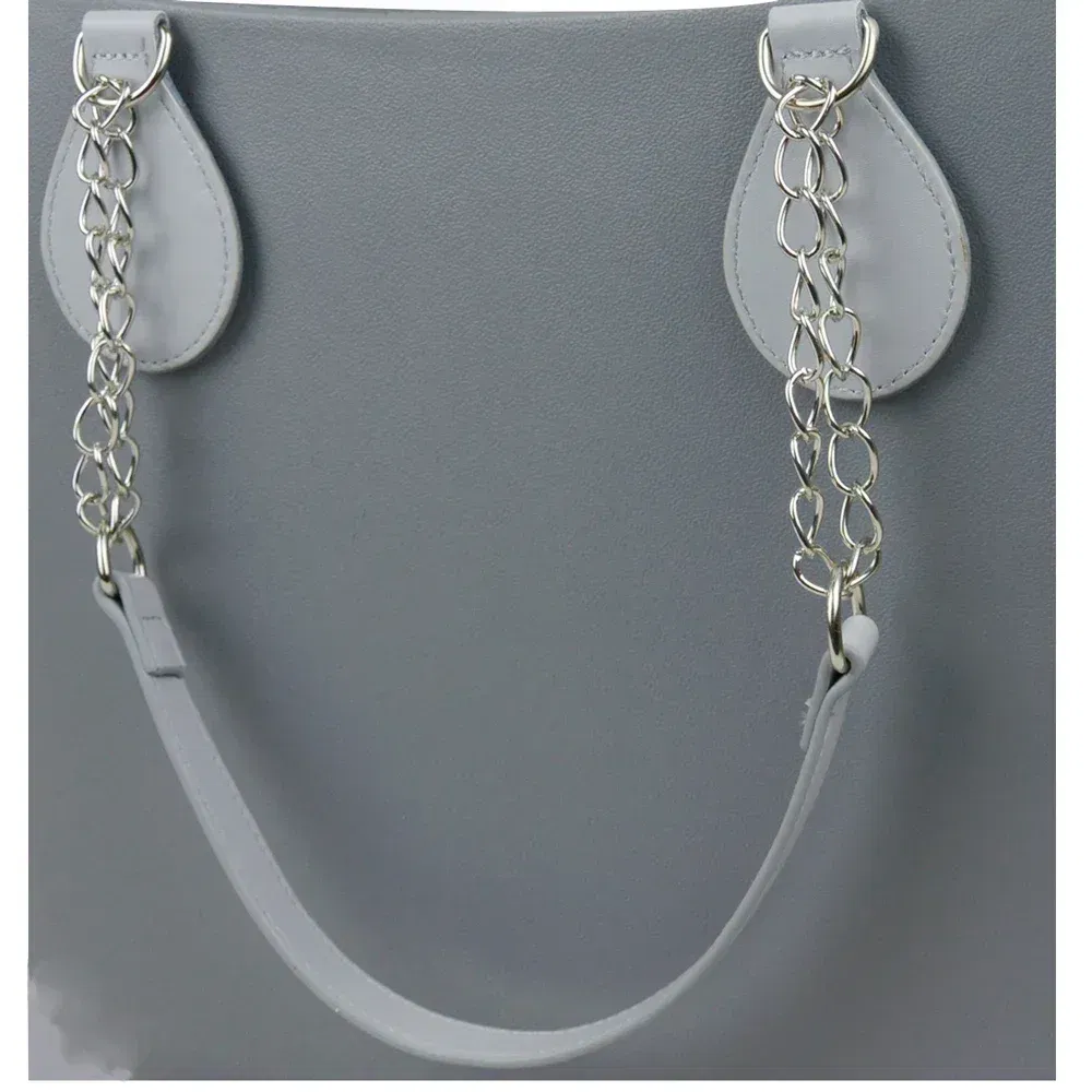 Color: Yellow, Ships From: CHINA - TANQU 1 Pair Long leather PU chain Handle with Tear Drop End Double Metal Chain for O Bag for EVA Obag Women Bag