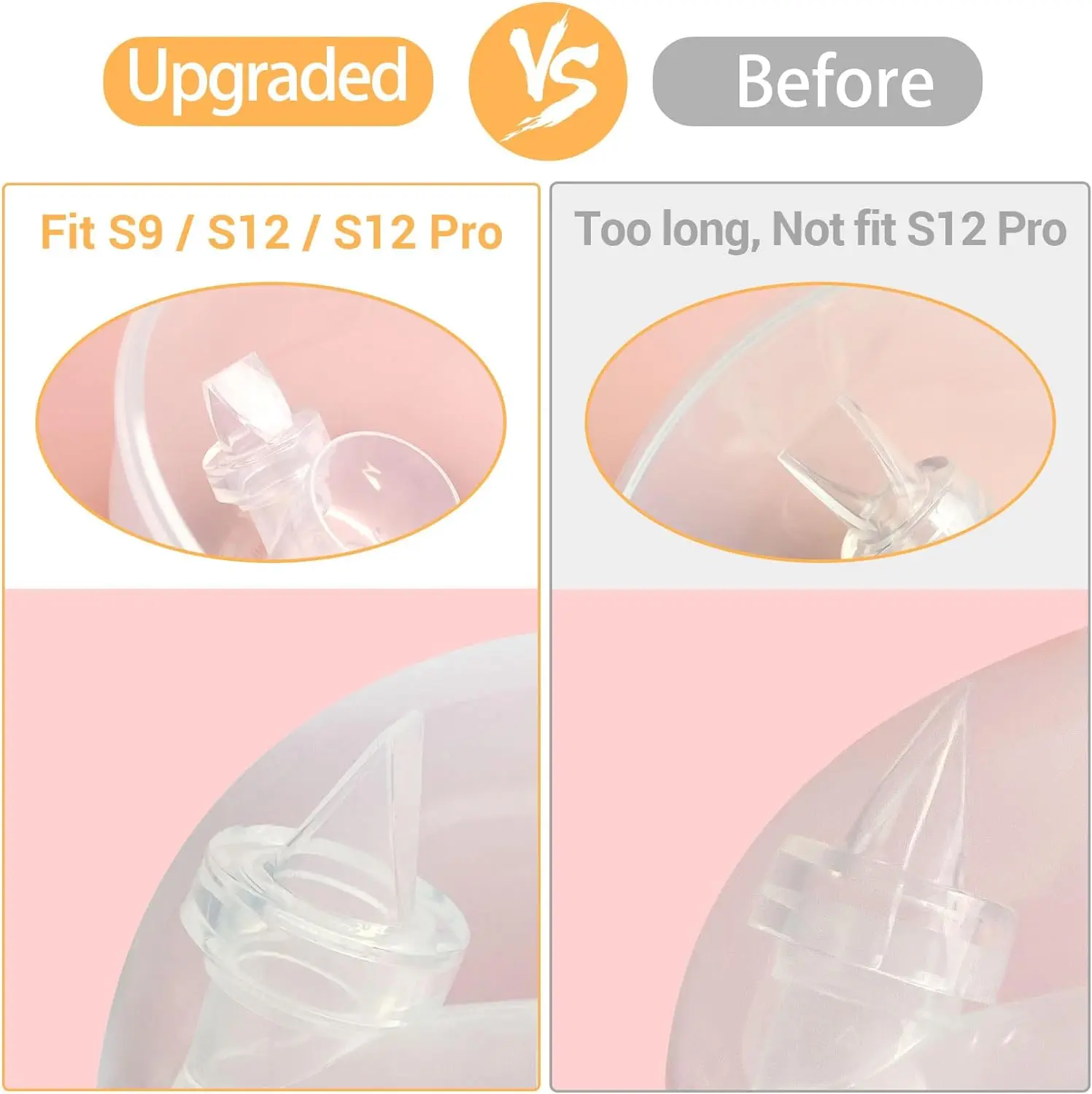Color: Blue - Silicone Duckbill Valve and Silicone Diaphragm, Compatible with S12Pro/S9Pro/S12/S9 Wearable Breastpump Parts Replace