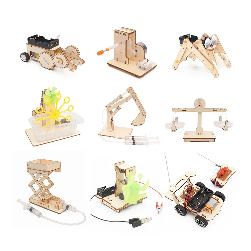 Color: Multicolor - DIY Physical Model Science Experiment Educational Toy Handmade Small Production Assembly Craft Technology Project for School Kid